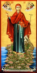 Икона Божией Матери "Афонская" (Игумения Святой Горы Афонской)